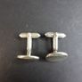 Vintage Engraved "J P D" Sterling Silver 925 Cufflinks Image 2