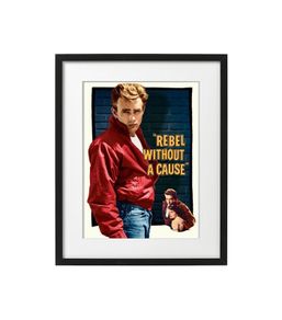 Framed Movie Print James Dean Rebel Without a Cause (1955) 40 x 50 cm