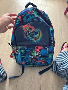 Smiggle football school and lunch bag