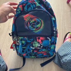 Smiggle football school and lunch bag