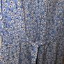 Ladies blue floral summer dress uk 8 Image 3