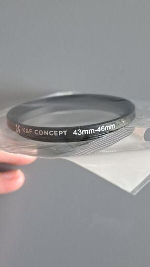 2x K&F 43>46mm Step Up Ring / Adapter