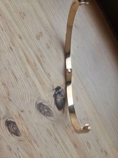 Knight and Day bangle. Rose gold plated