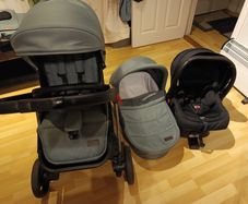 Baby elegance Pram 3 in 1 including car seat