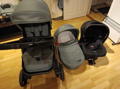Baby elegance Pram 3 in 1 including car seat