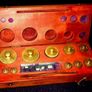 Vintage Apothecary Brass Weights In Wooden Case Image 5