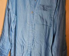 NEW - Demin long sleeve shirt UK 12