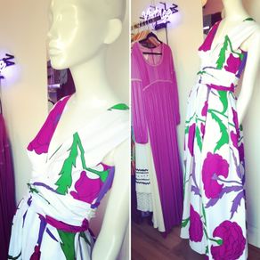 Vintage floral maxi dress by Oops! California