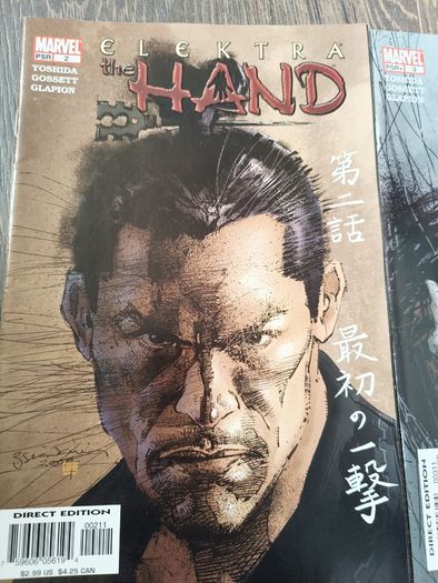 Elektra The Hand Comic Book lot 4 Issues Marvel Daredevil