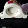 Desk or Mantle Clock Cottage Roses Image 6