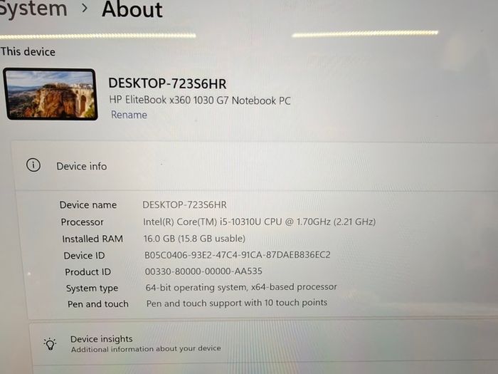 Super HP EliteBook x360 1030 G7 | i5 | 16GB | 256GB | 13.3" FHD Touchscreen | Win11