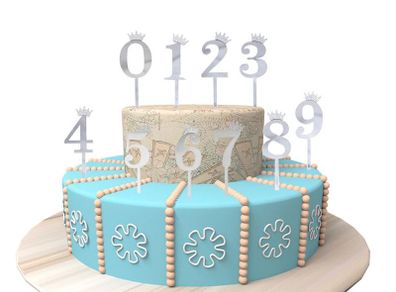 Birthday cake number