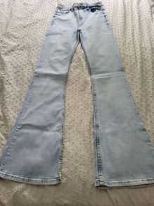 Bershka Flared Denim Jeans