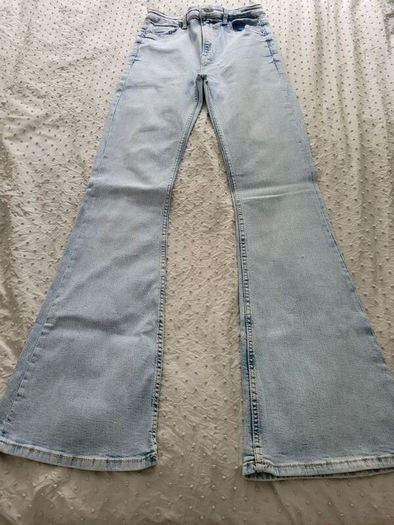 Bershka Flared Denim Jeans