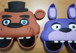Five Nights at Freddy's - Freddy Fazbear & Bonnie kids sunglasses - FNAF Summer 2020 sun glasses - sunshades great for the beach - give up Nintendo