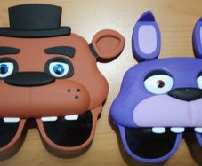 Five Nights at Freddy's - Freddy Fazbear & Bonnie kids sunglasses - FNAF Summer 2020 sun glasses - sunshades great for the beach - give up Nintendo
