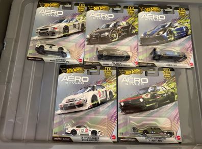 Hot Wheels Aero Styles Full Set