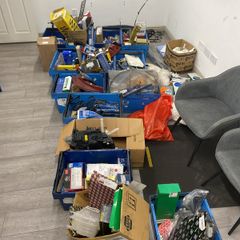 Assortment of car parts