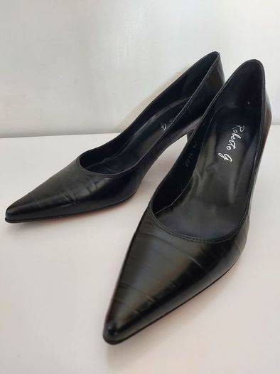 Ladies shoes heels authentic leather Roberto Gonzalez size 40 uk 6.5 SALE