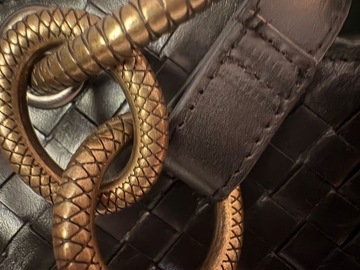Beautiful woven leather crossbody bag