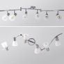 Brand New Unique 6-flame ceiling spotlight E14 LED ceiling light Image 3