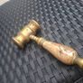 Vintage Solid Brass Judge's/Auctioneer's Gavel Image 4