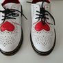 Dr Martens Bentley Joyce uk3 brogue white heart Valentine 1461 Image 3