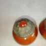 Vintage Glass & White Metal Trinket Boxes x 2 Image 2
