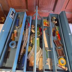 Vintage Industrial Precision Tool Box Electronics Machine Repair Tools