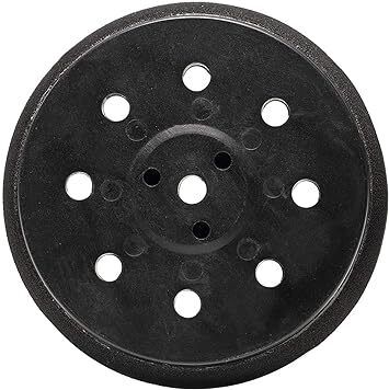 GLASS POLISH 12729 | Random Orbit Sander Backing Pad, Sanding Backer with Hook and Loop 115 mm