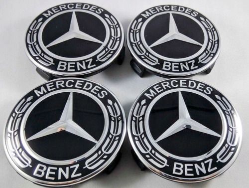 Mercedes Center caps 75mm