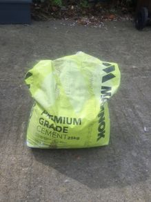 1/2 bag cement