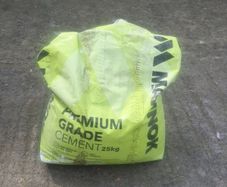 1/2 bag cement