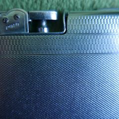Vintage Polo Integrated Lighter & Chrome Cigarette Case, 1950s