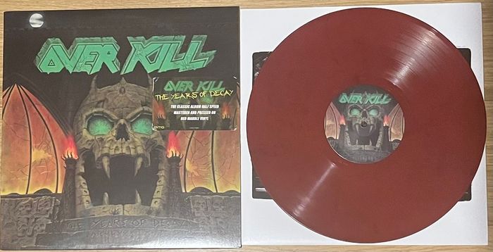 Overkill The Years of Decay Vinyl