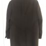 Mens Black Overcoat Image 2