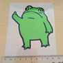Sticker Frog Reflective Vinyl Waterproof Image 3