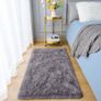 Rugs Living Room 60x110 cm Grey Area Rugs for Bedroom Small Fluffy Shaggy Super Soft Non Slip Rug Washable Modern Floor Carpets Bedside Rug for Kids Room Image 3