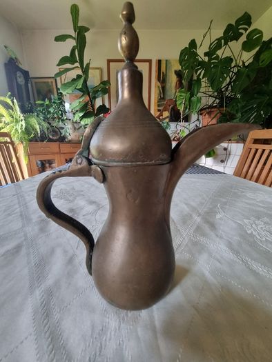 Vintage  Brass Dallah Handcrafted Tea Pot Kettle