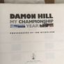 Damon Hill championship Year biography printed 1996 hardback Image 2