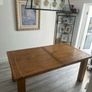 Solid Oak Extendable Table Image 3