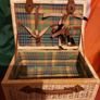wicker picnic basket, set your vintage car Image 2