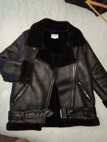 NA-KD bonded aviator jacket size UK 10