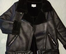 NA-KD bonded aviator jacket size UK 10