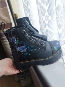 Doc martens Sinclair Mystic Floral Boots Size 5 As New