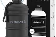 Brand New HYDRATE 2.2L Water Bottle with Easy Drink Cap,