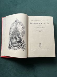vintage The Pickwick Club by Charles Dickens book