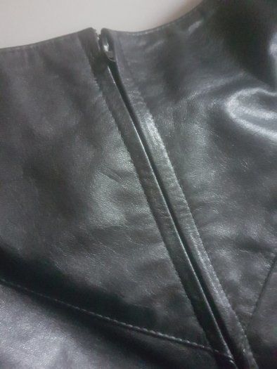 Liam Gartland Leather skirt with Pockets