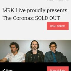 The Coronas tickets x 2, Glor Ennis