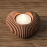 Heart Shaped Tea Light Holder Image 2